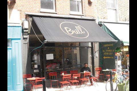 Brill cafe is located in Exmouth Market